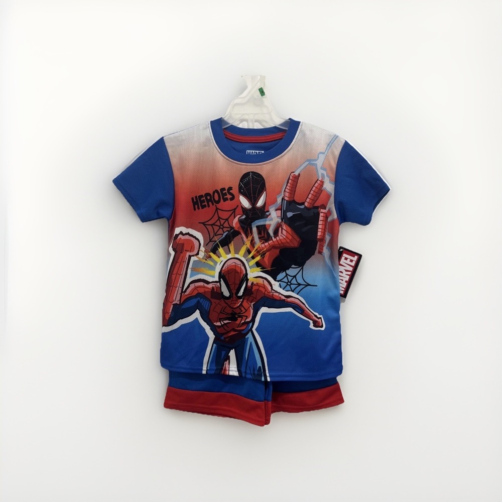 Marvel Spider-Man Boys' Toddler 2-Piece Short Set (Size 6T)